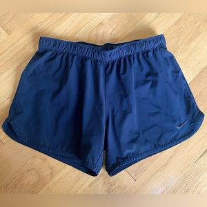 Nike Athletic Dri-Fit Shorts w/ Compression Liner, 3” inseam, Black, Size Small